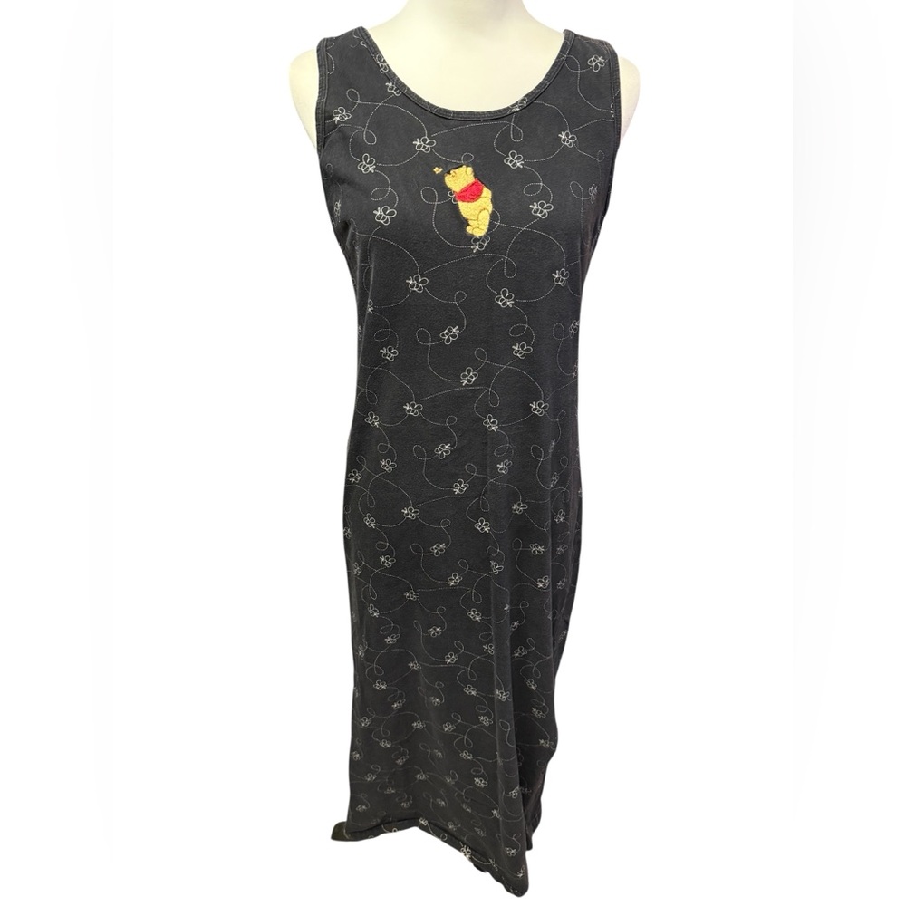 Vintage Disney Catalog Pooh sleeveless maxi dress women’s sz Medium